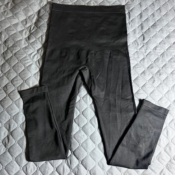 Empetua High Waisted Shaping Leggings Black XL Tummy Control Seamless Stretch - Picture 1 of 6
